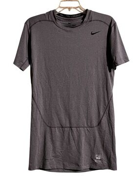 Nike Men’s Tee Shirt Short Sleeve Dri-FIT Pro Combat Gray XL Compression